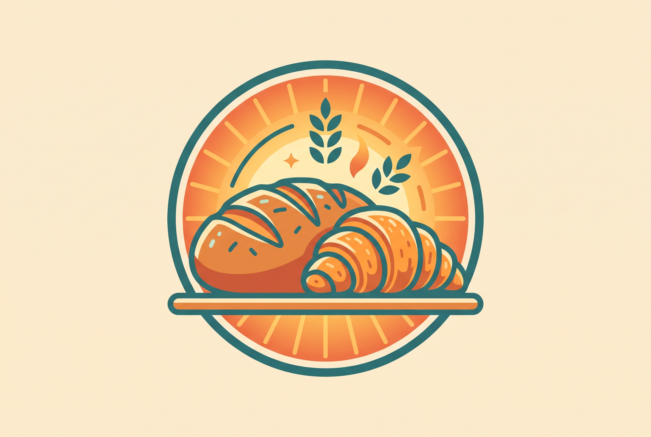 Ilustración de panadería